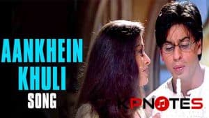 Aankhein-Khuli-Mohabbatein-Piano-Notes