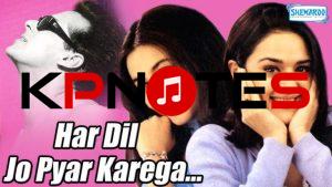 Piya Piya Har Dil Jo Pyar Karega piano notes