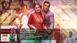 Tu Chahiye piano notes, Arijit Singh piano notation, Bajrangi Bhaijaan piano